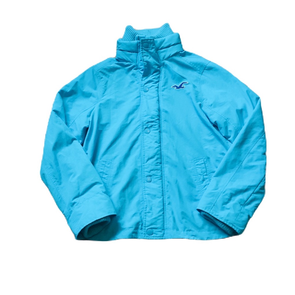 Hollister Women’s Bright Teal Blue All Weather Jacket